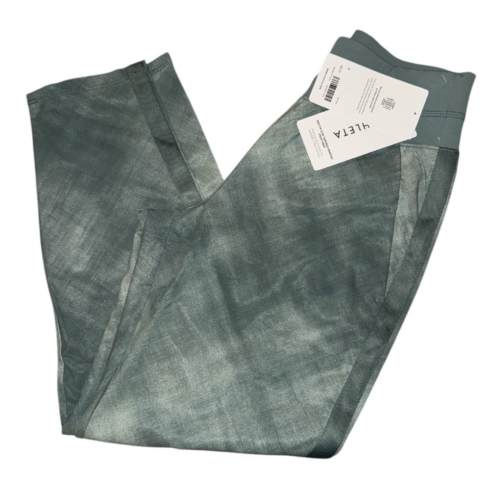NWT ATHLETA Nolita Slim Tapered Print Crop Jogger Sz 0 - Picture 8 of 16